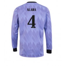 Real Madrid David Alaba #4 Bortatröja 2022-23 Långa ärmar
